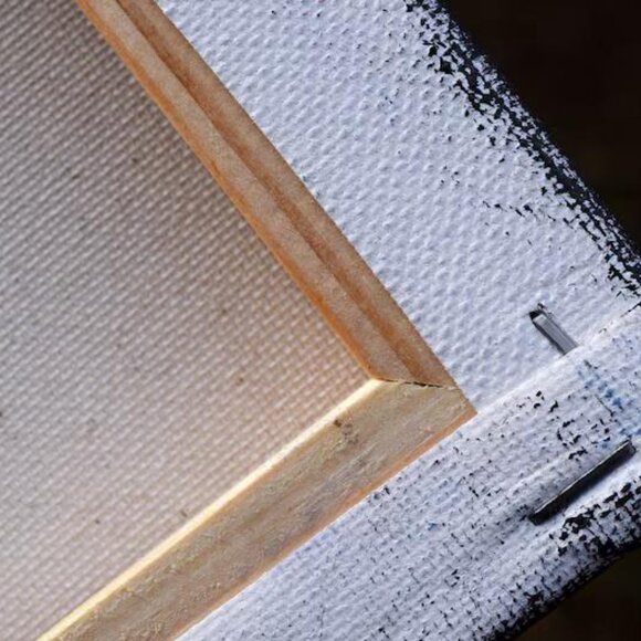 Original Painting of Northern Lights on Canvas 10x10" Wall Art Oil Painting - Picture 9 of 11